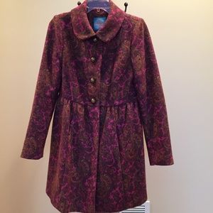 Anthropology Plenty by Tracy Reese coat size 4.